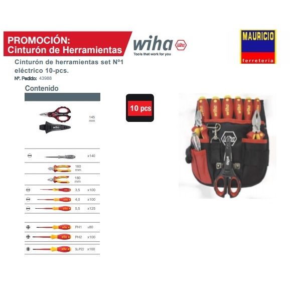 SET DE ELECTRICISTA SA 9300 212 WIHA