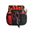 BOLSA PORTAHERRAMIENTAS 6 DESTORNILLADORES SOFTFINISH, 2 ALICATES UNIVERSALES, 1 TIJERA ELECTRICISTA Y COMPROBADOR TENSI&Oacute;N WIHA