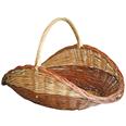 CESTA LE&Ntilde;A MIMBRE OVAL RUSTICO IMEX 65X46X42CM 10143