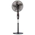 VENTILADOR PIE C/MANDO NEGRO 60W 130 CM