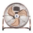 VENTILADOR SUELO INCLINABLE BRONCE 90W 40 CM